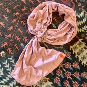 Sakura Bloom Baby Carrier Linen Ring Sling in Salt